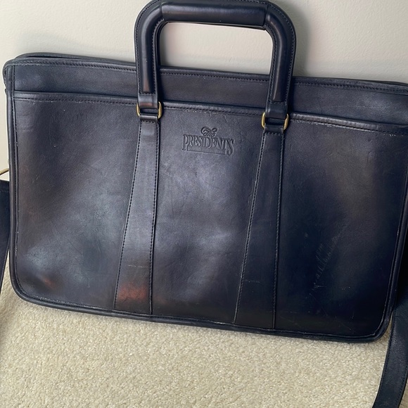 Vintage Coach Leather Attaché - Picture 1 of 13